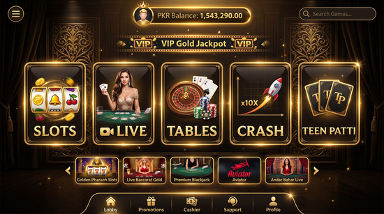 Main screen of glory casino casino page for PK players - 4
