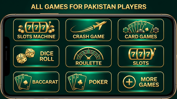 Main screen of glory casino games page for PK players - 4