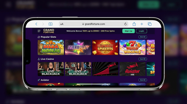 Main screen of glory casino ios page for PK players - 4